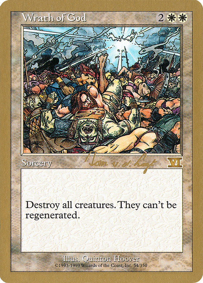 Wrath of God (Tom van de Logt) [World Championship Decks 2000] | Card Merchant Takapuna