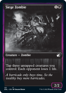 Siege Zombie [Innistrad: Double Feature] | Card Merchant Takapuna