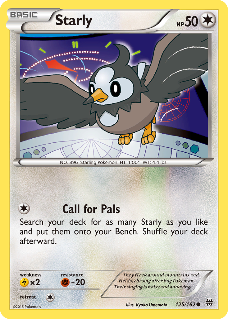 Starly (125/162) [XY: BREAKthrough] | Card Merchant Takapuna