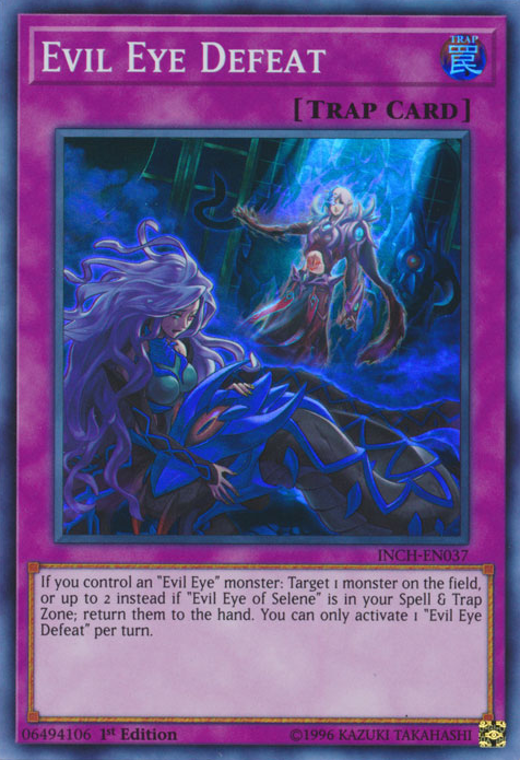 Evil Eye Defeat [INCH-EN037] Super Rare | Card Merchant Takapuna