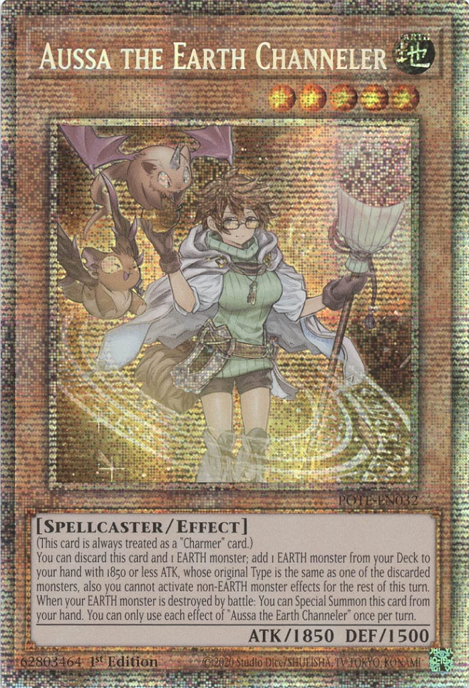 Aussa the Earth Channeler [POTE-EN032] Starlight Rare | Card Merchant Takapuna