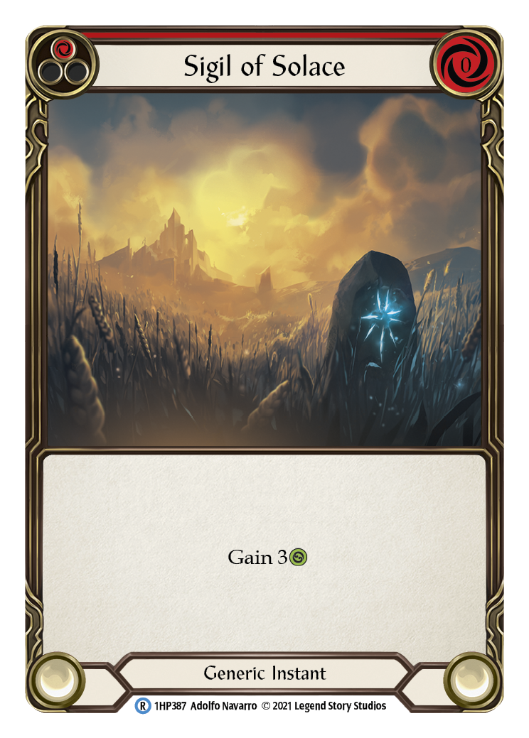 Sigil of Solace (Red) [1HP387] (History Pack 1) | Card Merchant Takapuna