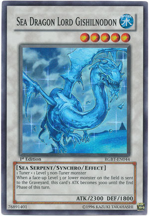 Sea Dragon Lord Gishilnodon [RGBT-EN044] Super Rare | Card Merchant Takapuna