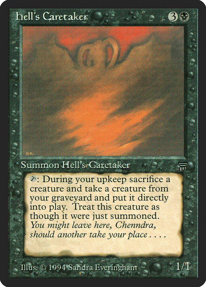 Hell's Caretaker [Legends] | Card Merchant Takapuna