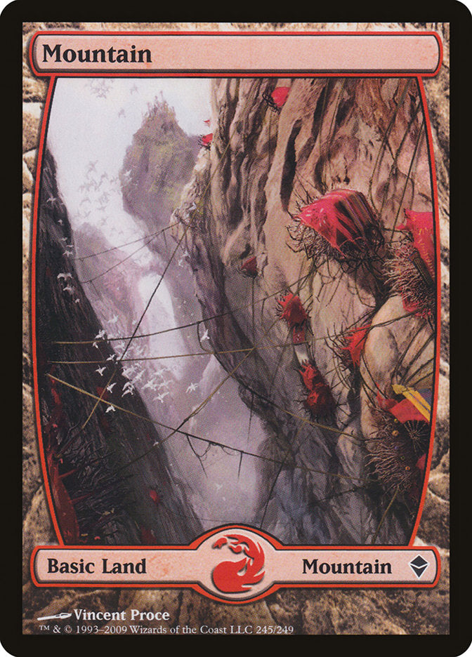 Mountain (245) [Zendikar] | Card Merchant Takapuna