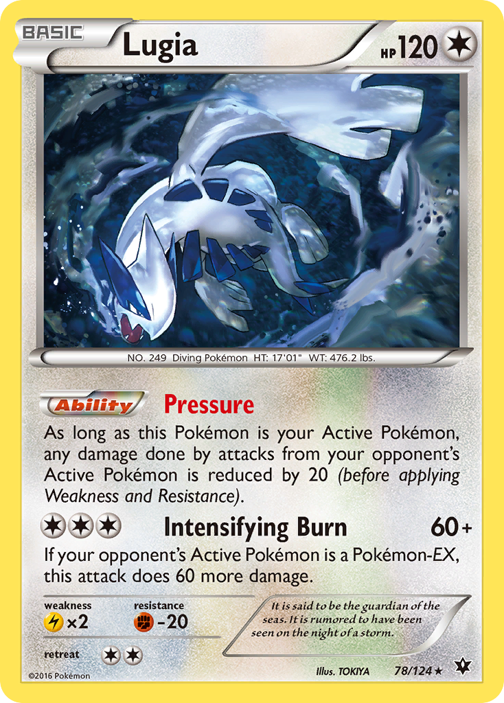 Lugia (78/124) [XY: Fates Collide] | Card Merchant Takapuna