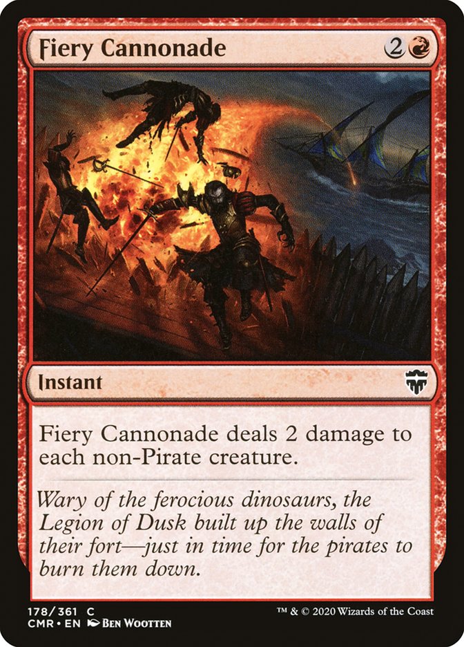 Fiery Cannonade [Commander Legends] | Card Merchant Takapuna