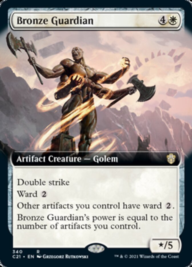 Bronze Guardian (Extended Art) [Commander 2021] | Card Merchant Takapuna