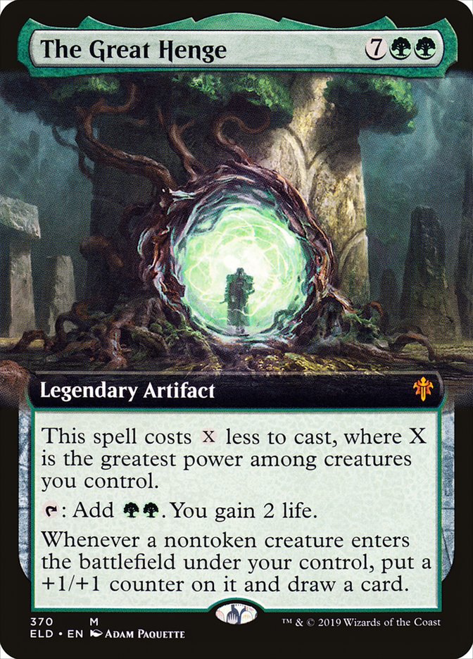 The Great Henge (Extended Art) [Throne of Eldraine] | Card Merchant Takapuna