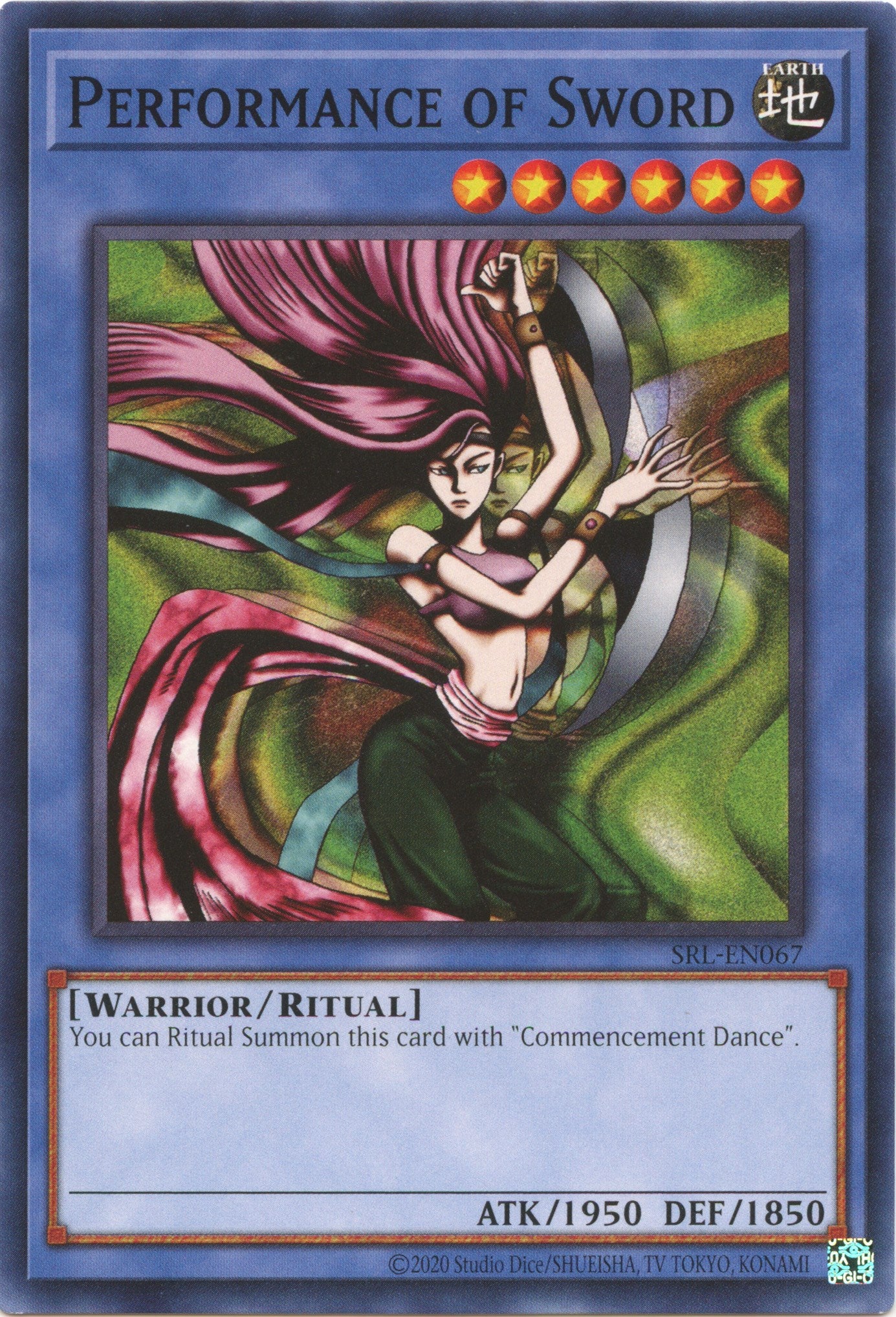 Performance of Sword (25th Anniversary) [SRL-EN067] Common | Card Merchant Takapuna