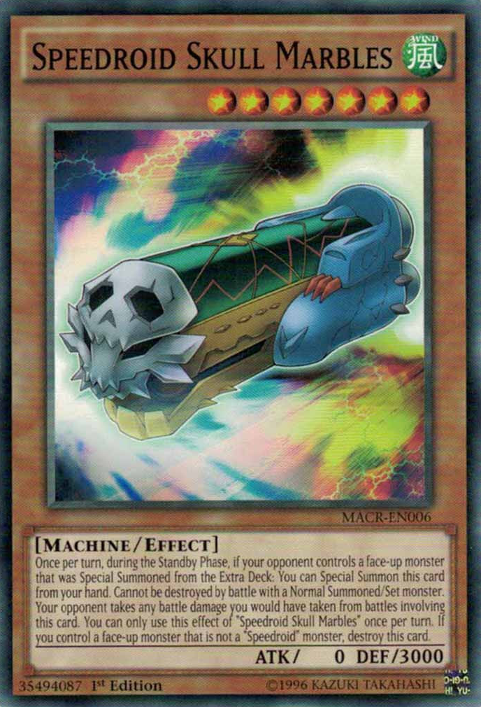 Speedroid Skull Marbles [MACR-EN006] Common | Card Merchant Takapuna