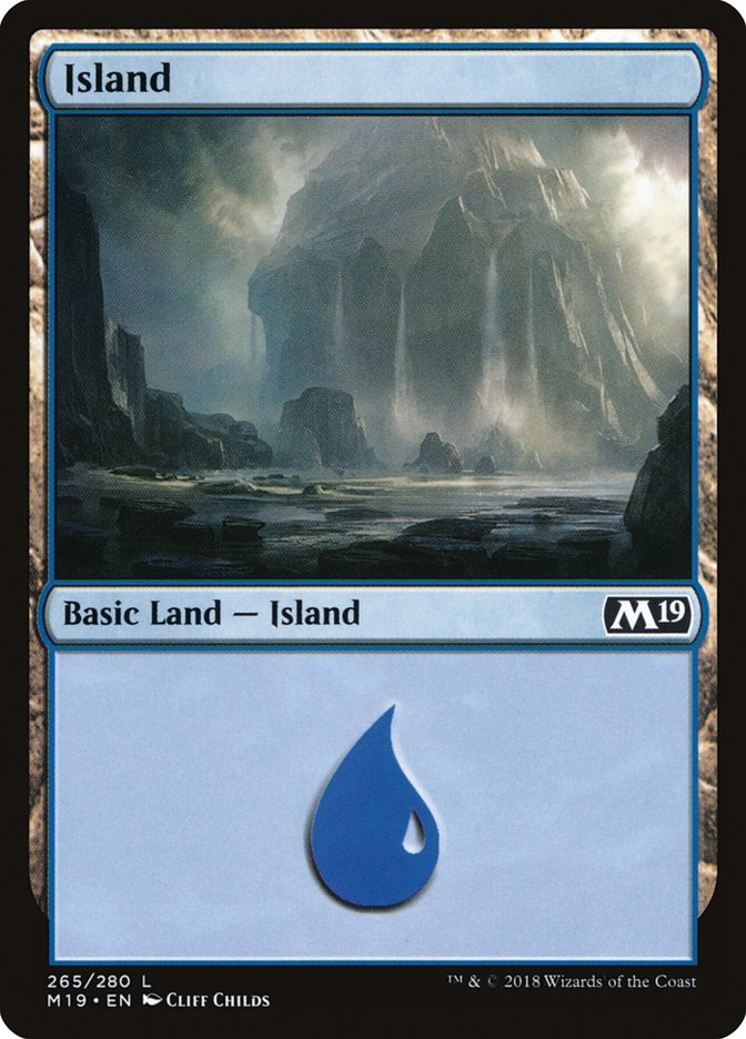 Island (265) [Core Set 2019] | Card Merchant Takapuna