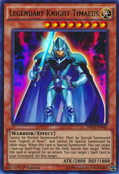 Legendary Knight Timaeus [DRL3-EN041] Ultra Rare | Card Merchant Takapuna