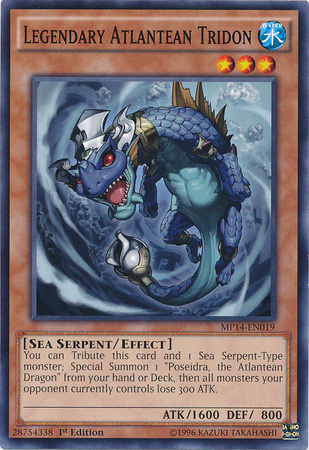 Legendary Atlantean Tridon [MP14-EN019] Common | Card Merchant Takapuna