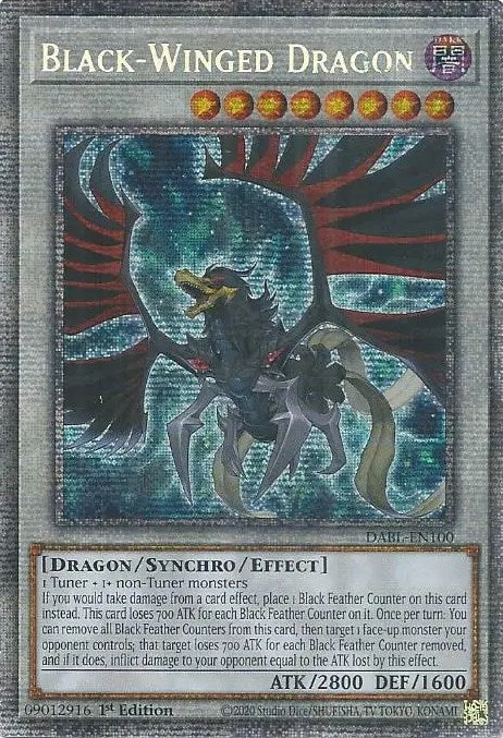 Black-Winged Dragon [DABL-EN100] Starlight Rare | Card Merchant Takapuna