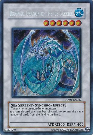 Brionac, Dragon of the Ice Barrier [HA01-EN022] Secret Rare | Card Merchant Takapuna