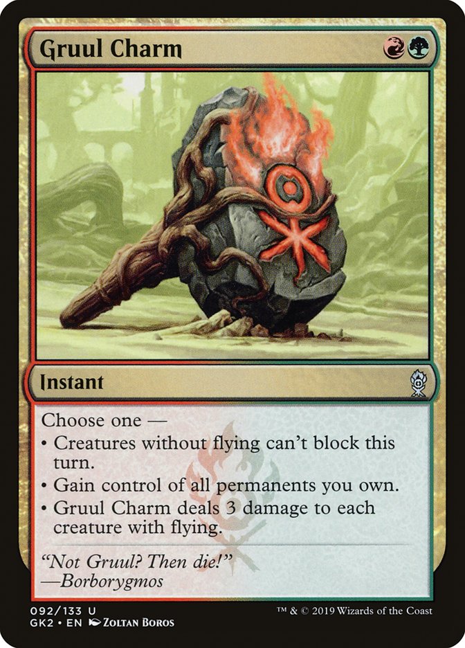 Gruul Charm [Ravnica Allegiance Guild Kit] | Card Merchant Takapuna