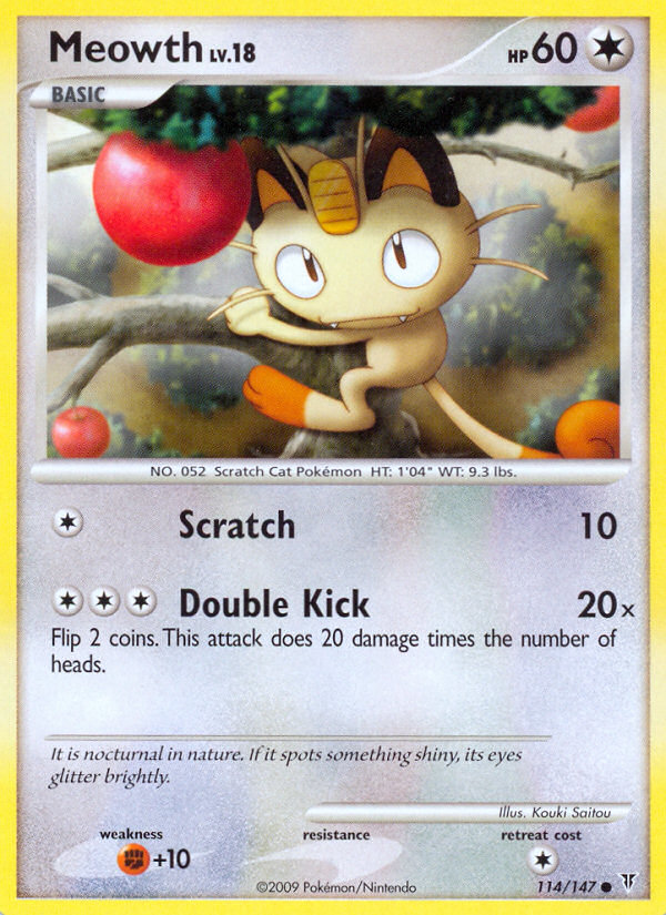 Meowth (114/147) [Platinum: Supreme Victors] | Card Merchant Takapuna