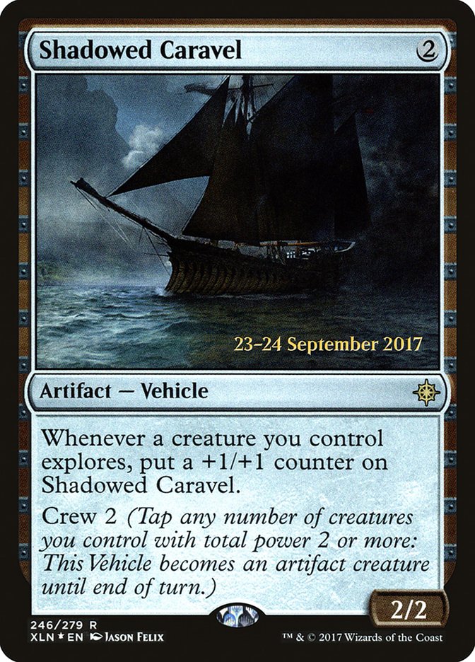 Shadowed Caravel [Ixalan Prerelease Promos] | Card Merchant Takapuna