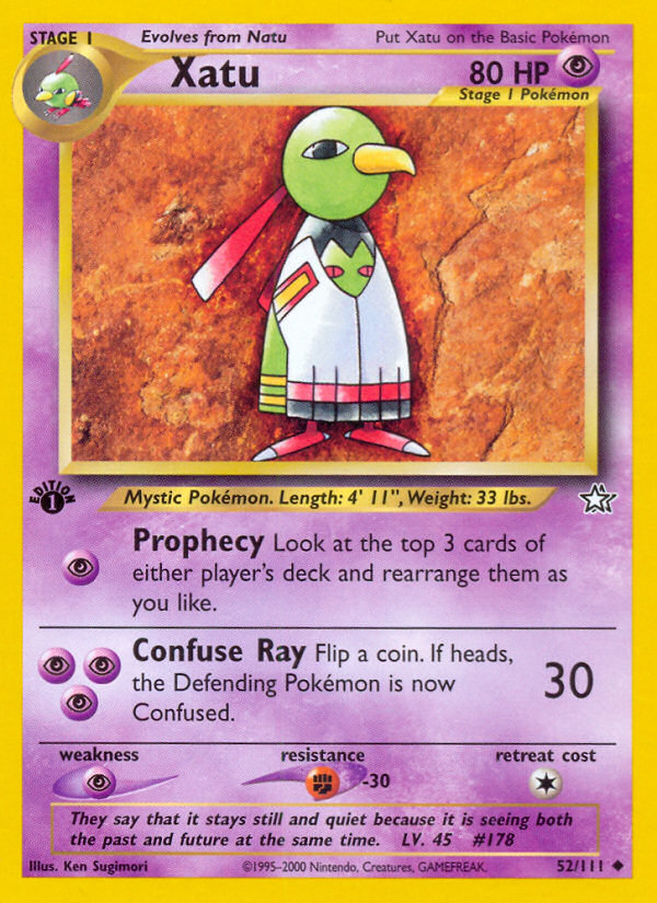 Xatu (52/111) [Neo Genesis 1st Edition] | Card Merchant Takapuna