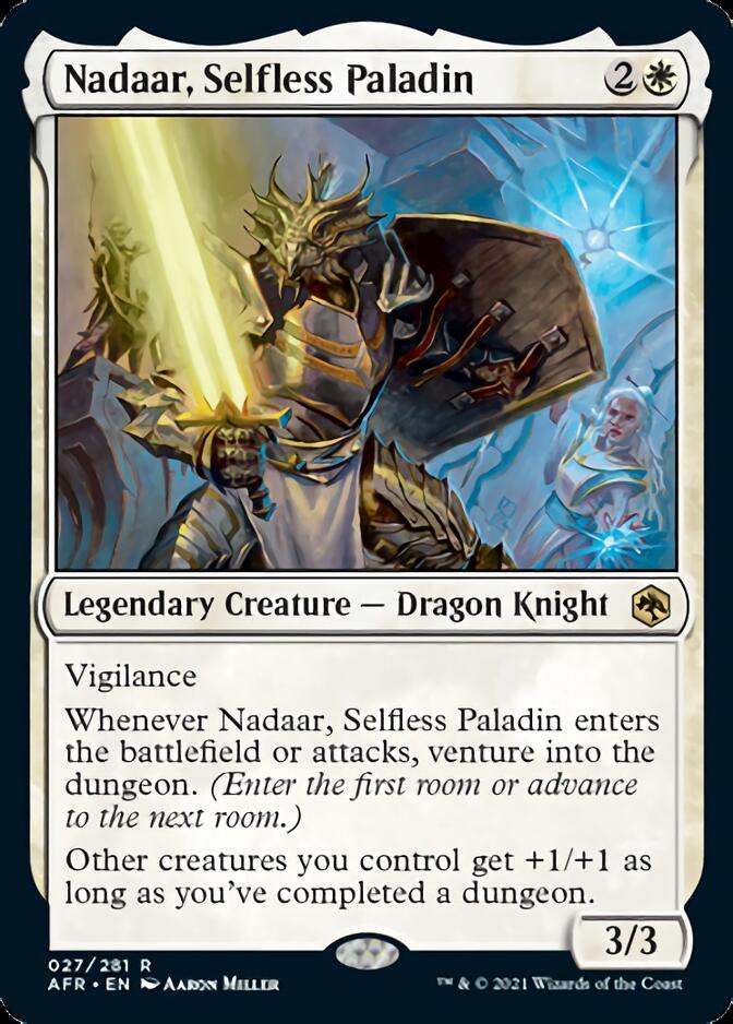 Nadaar, Selfless Paladin [Dungeons & Dragons: Adventures in the Forgotten Realms] | Card Merchant Takapuna