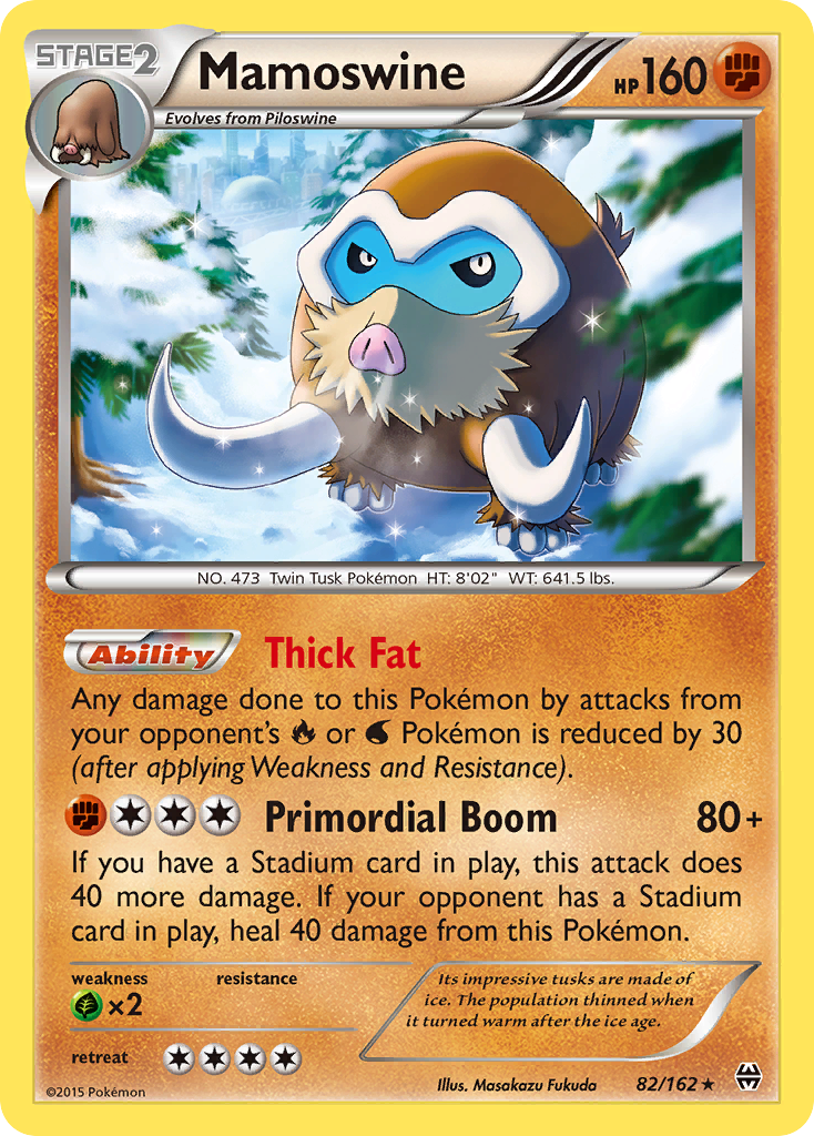 Mamoswine (82/162) [XY: BREAKthrough] | Card Merchant Takapuna