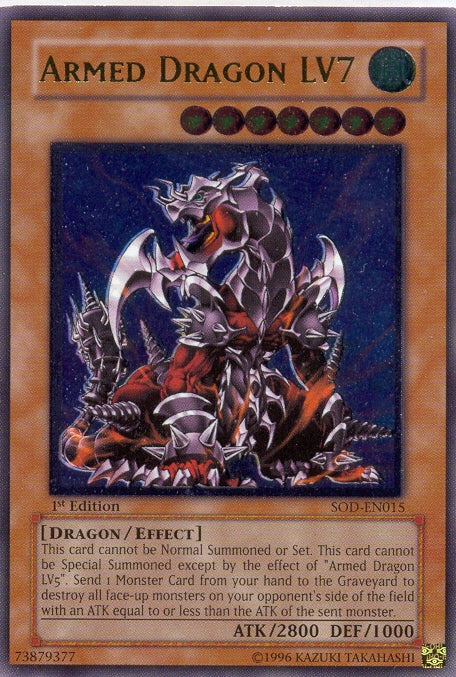 Armed Dragon LV7 [SOD-EN015] Ultimate Rare | Card Merchant Takapuna