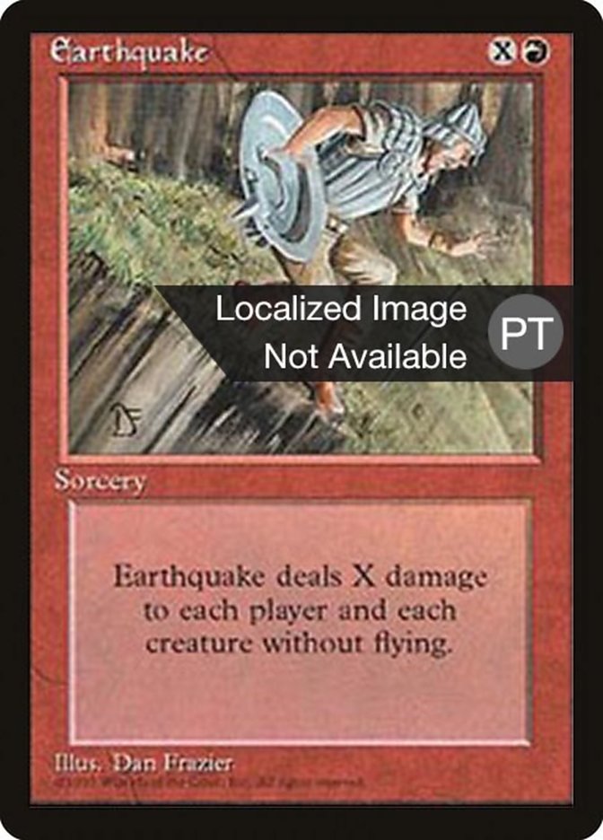 Earthquake [Fourth Edition (Foreign Black Border)] | Card Merchant Takapuna