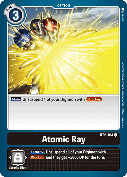 Atomic Ray [BT2-104] [Release Special Booster Ver.1.0] | Card Merchant Takapuna