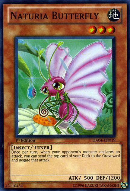 Naturia Butterfly [HA04-EN019] Super Rare | Card Merchant Takapuna