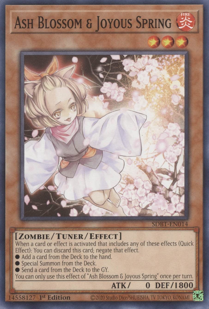 Ash Blossom & Joyous Spring [SDBT-EN014] Common | Card Merchant Takapuna