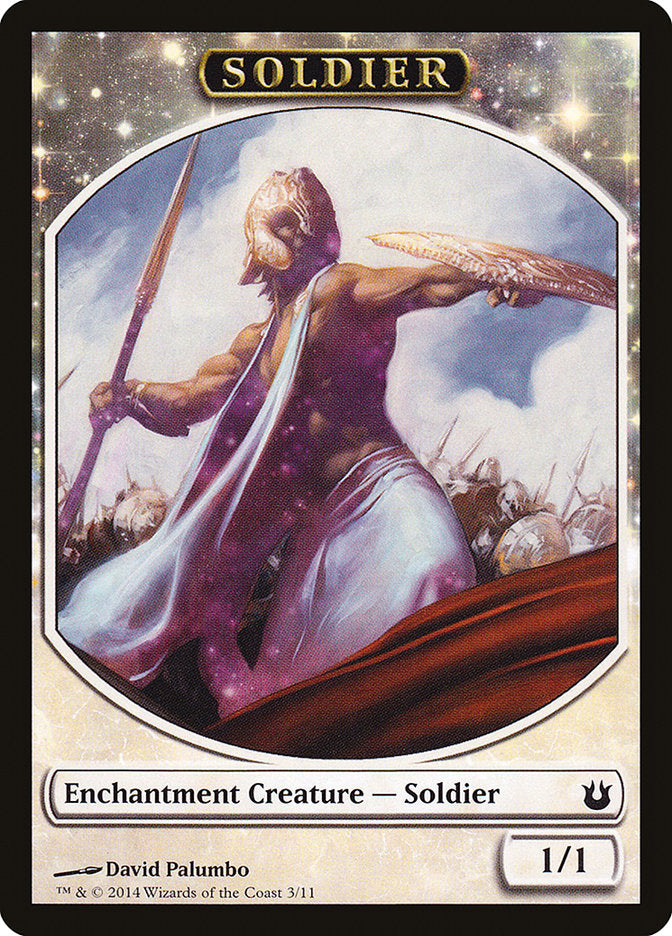 Soldier Token [Born of the Gods Tokens] | Card Merchant Takapuna