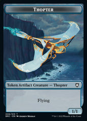 Copy // Thopter (006) Double-Sided Token [The Brothers' War Commander Tokens] | Card Merchant Takapuna