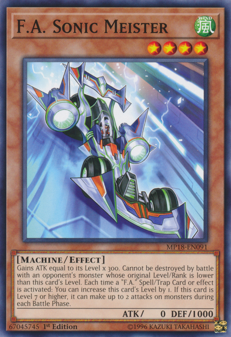 F.A. Sonic Meister [MP18-EN091] Common | Card Merchant Takapuna