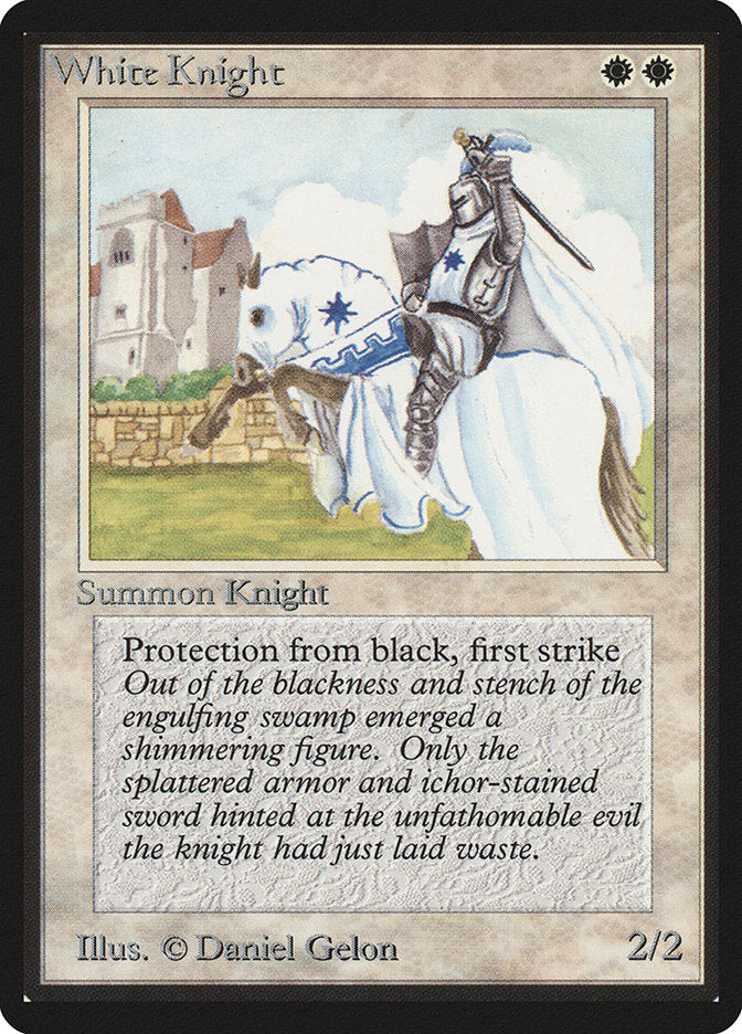 White Knight [Beta Edition] | Card Merchant Takapuna