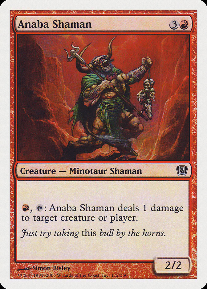 Anaba Shaman [Ninth Edition] | Card Merchant Takapuna