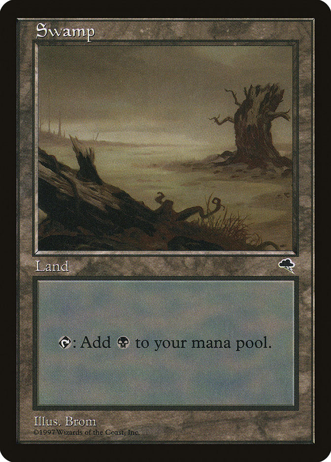 Swamp (Black Sky) [Tempest] | Card Merchant Takapuna