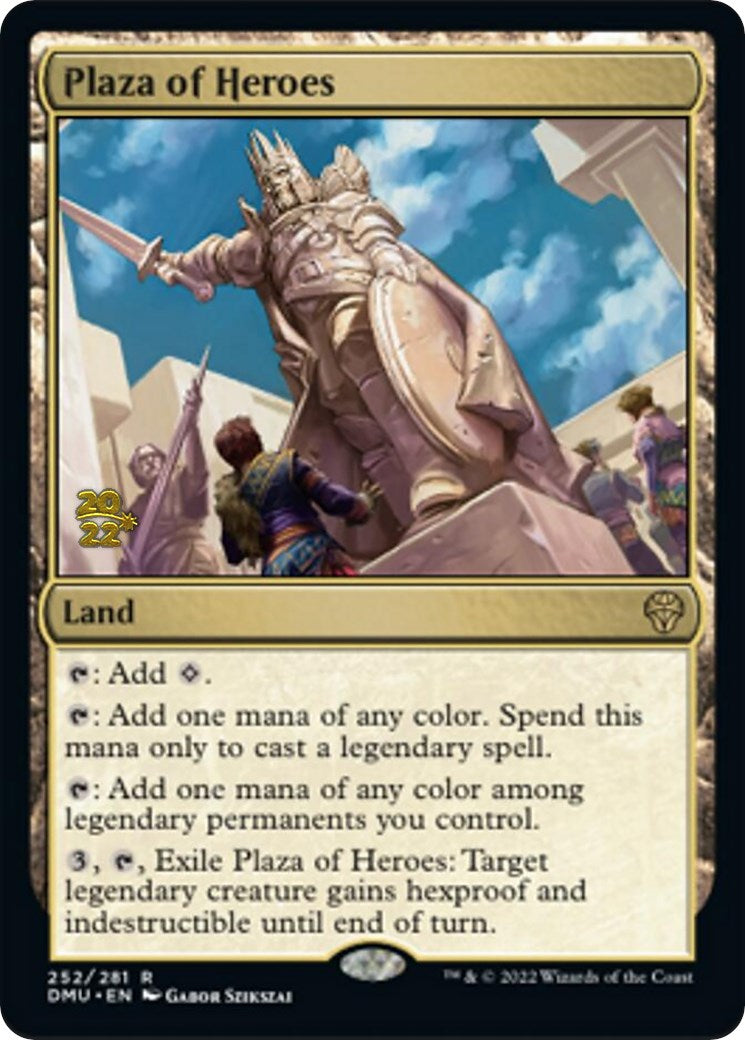 Plaza of Heroes [Dominaria United Prerelease Promos] | Card Merchant Takapuna