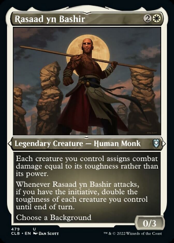 Rasaad yn Bashir (Foil Etched) [Commander Legends: Battle for Baldur's Gate] | Card Merchant Takapuna