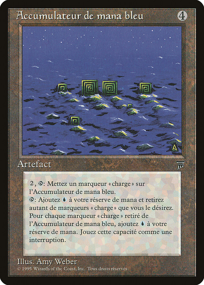 Blue Mana Battery (French) - "Accumulateur de mana bleu" [Renaissance] | Card Merchant Takapuna