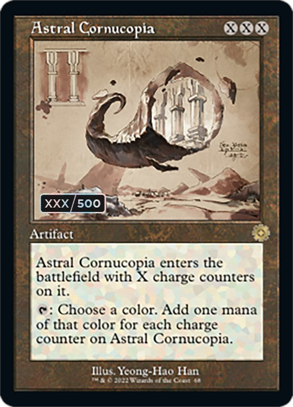 Astral Cornucopia (Retro Schematic) (Serialized) [The Brothers' War Retro Artifacts] | Card Merchant Takapuna