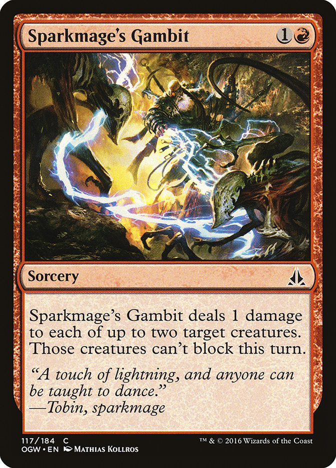 Sparkmage's Gambit [Oath of the Gatewatch] | Card Merchant Takapuna