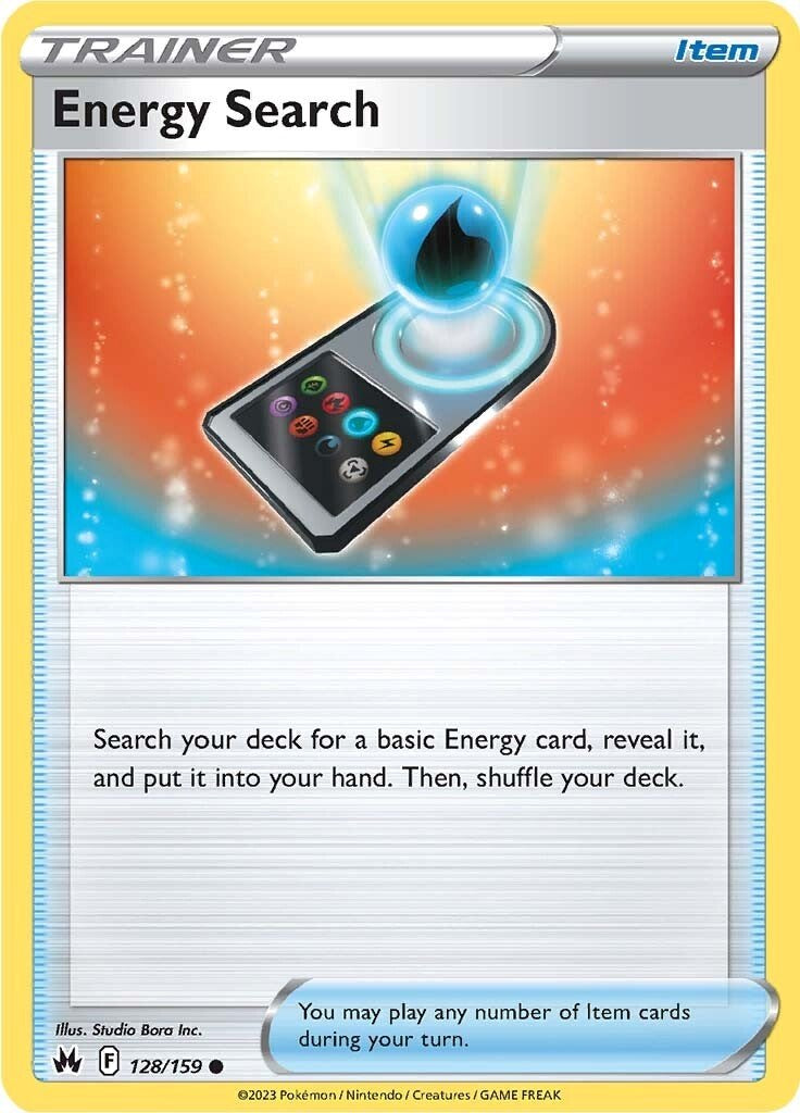 Energy Search (128/159) [Sword & Shield: Crown Zenith] | Card Merchant Takapuna