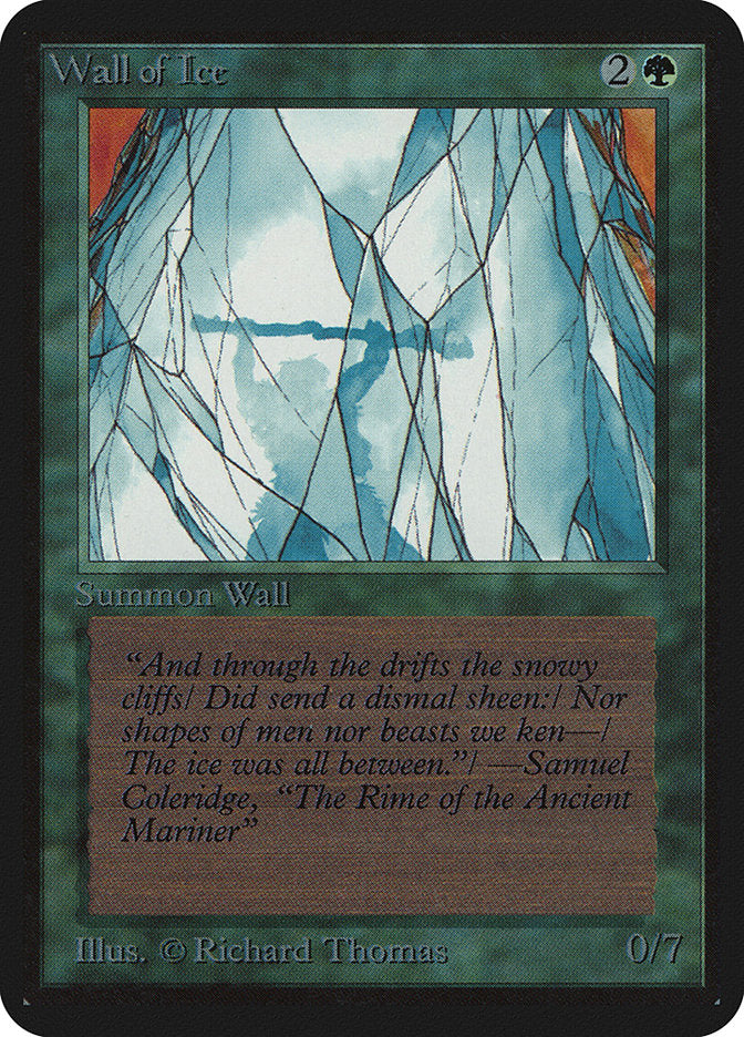 Wall of Ice [Alpha Edition] | Card Merchant Takapuna