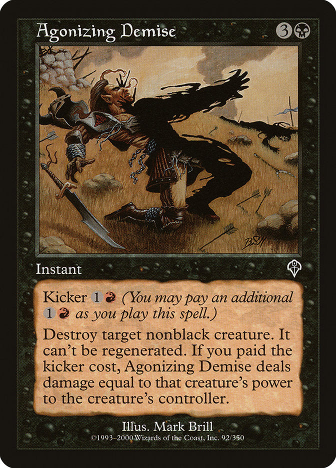 Agonizing Demise [Invasion] | Card Merchant Takapuna