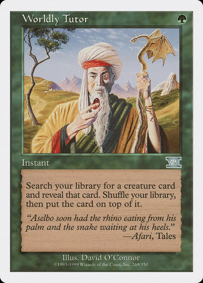 Worldly Tutor [Classic Sixth Edition] | Card Merchant Takapuna