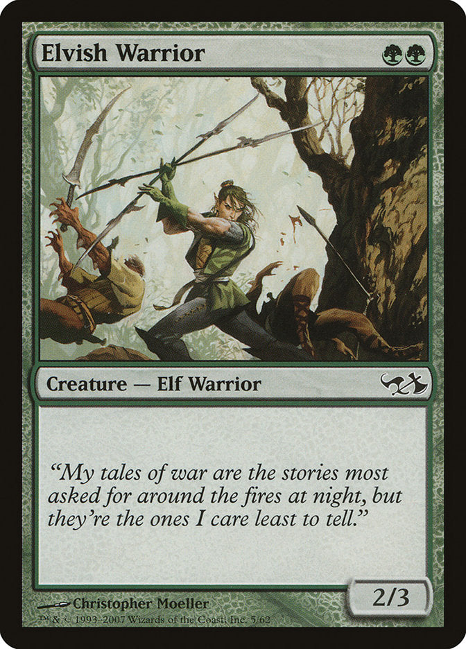 Elvish Warrior [Duel Decks: Elves vs. Goblins] | Card Merchant Takapuna