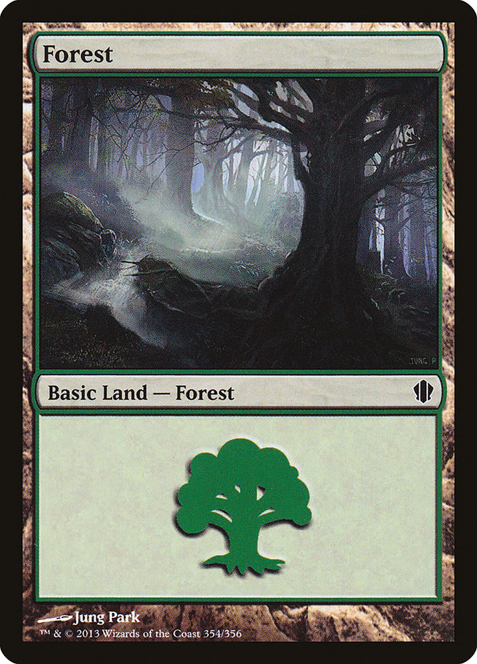 Forest (354) [Commander 2013] | Card Merchant Takapuna