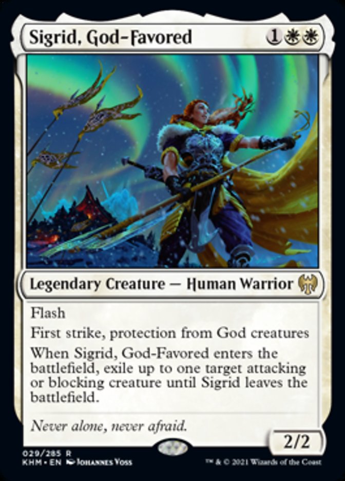 Sigrid, God-Favored [Kaldheim] | Card Merchant Takapuna