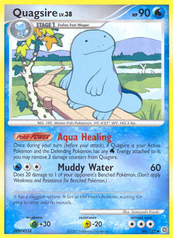 Quagsire (60/132) [Diamond & Pearl: Secret Wonders] | Card Merchant Takapuna